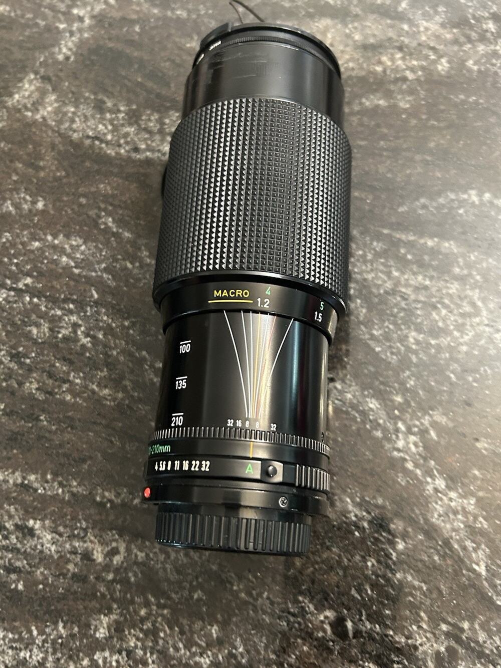 Vintage Canon Camera Zoom Lens FD 70-210mm 1:4 Macro Tiffen 58mm Filter Japan